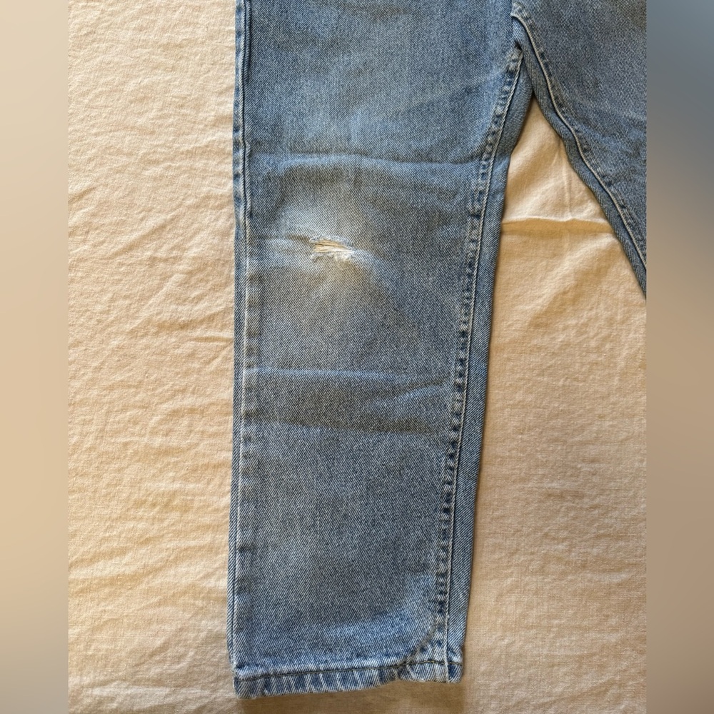 Vintage 80s Lee High Rise Mom Jeans Size 2 4 Light Wash USA Made - Picture 2 of 7
